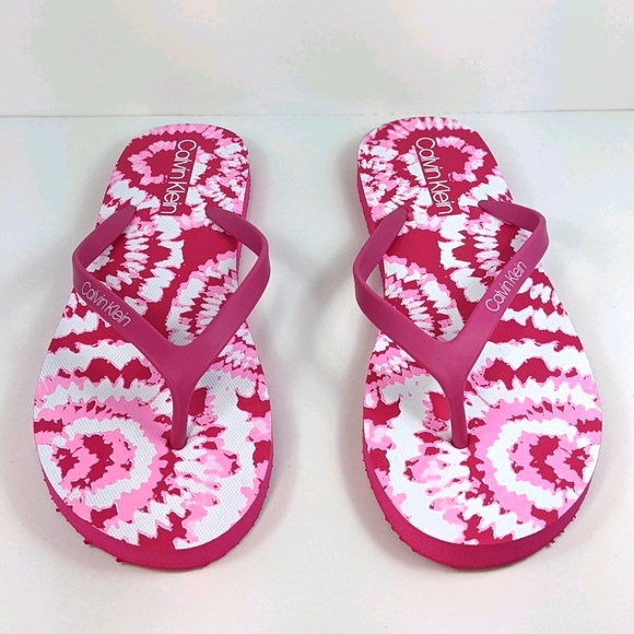 Calvin Klein flip flops Pink - Picture 2 of 7